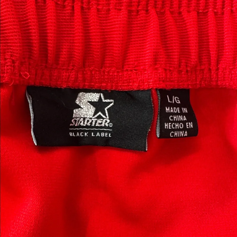 STARTER - Athletic midi Red Skirt with Patterned Trim - Picture 4 of 4